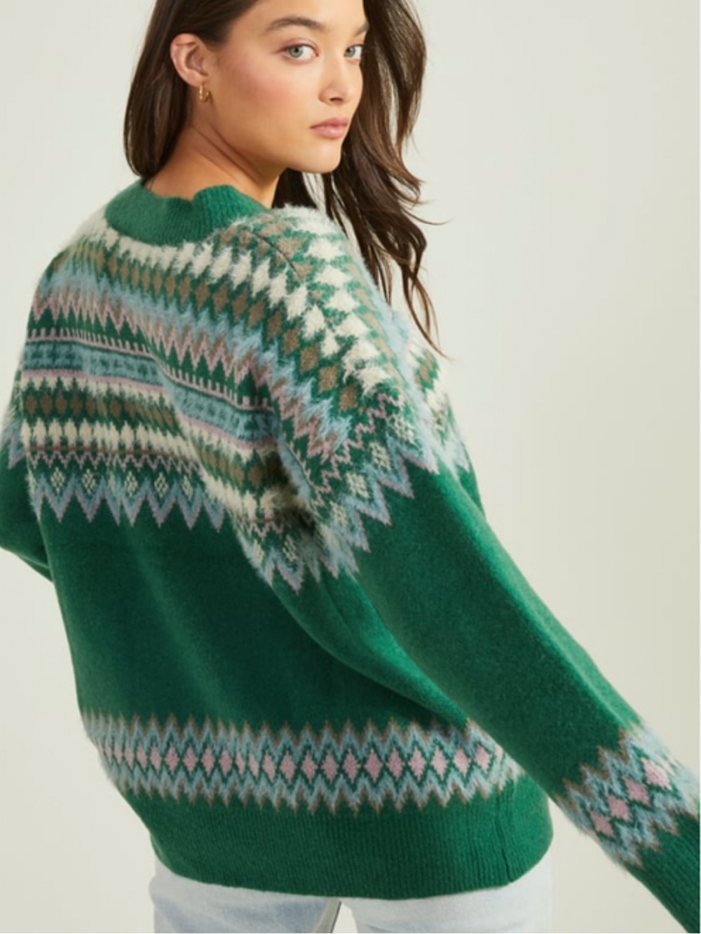NWT Arula Fair Isle knit sweater Size B(2X)